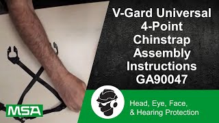 V-Gard Universal 4-Point Chinstrap Assembly Instructions GA90047