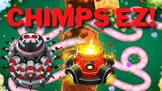 CHIMPS in Candy Falls with Tack Shooters is Easy! Bloons TD 6