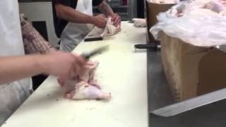 Chris Deboning Chicken