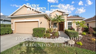 12547 Cara Cara Loop, Bradenton, FL 34212 - Greyhawk Landing Homes For Sale