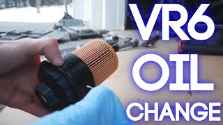 How To Change a VR6 Volkswagen Passat's Oil: Oil Change with Filter Replacement