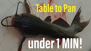 FASTEST EASIEST way to clean Catfish