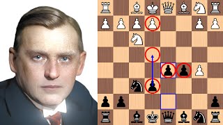 Alekhine's Brilliancy with the Blumenfeld Countergambit