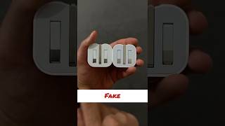 How to identify a fake adapter 🤔❌✅#iphonetips #iponebattery #iphonetricks #batterylife #techtips