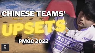 Top 3 Unforgettable Upsets for Chinese Teams in PMGC 2022. @PUBGMOBILEEsports