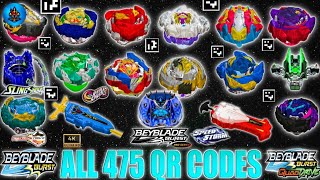 ALL QR CODES BEYBLADE BURST APP  475 QR CODES | A TO Z ALL QR CODES | 4K UHD