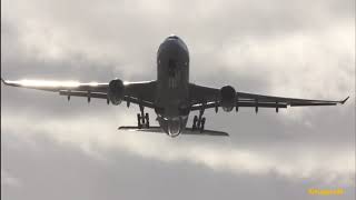 China Eastern A330-200 take off RW36L at schiphol airport