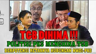 TGB DIHINAA BERSEKUTU DGN IBLIS!!! BERPOTENSI RETAKNYA HUBUNGAN NWDI-PKS