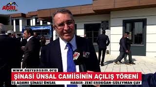 AĞRILI HAYIRSEVER ŞİNASİ ÜNSAL YARDIMLARINA DEVAM EDİYOR