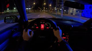 1999 Audi A4 B5 - POV Night City Drive (Binaural Audio)