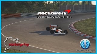 Assetto Corsa - 1988 McLaren MP4/4 - Early Morning Drive @ Nordschleife (2560x1080 21:9 Ultrawide)