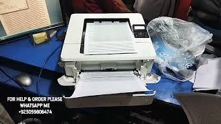 #Hp #LASERJET #m402dn testing from #tray1 and #tray2 with #duplex from #computer #speed #test