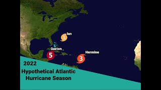 The Hypothetical 2022 Atlantic Hurricane Season Animation