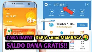 Cara Dapat Saldo Dana Gratis Terbaru 2024 | Cara Menghasilkan Uang di Fizzo Novel |Saldo Dana Gratis