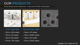 Thermal Paper Rolls Manufacturers in Noida