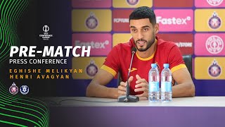 Eghishe Melikyan and Henri Avagyan press conference before the match against Celje