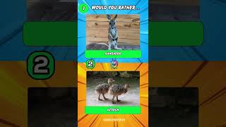 Would You Rather...? Animals Edition Pt.2 #Shorts #wouldyourather