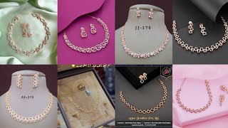 Gold Diamond Necklace Designs/Daily wear lightweight Necklace designs 2024#gold #necklaces#chain#new