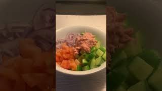 5 Minutes Avocado Tuna Salad #shorts #short #viral #trending #youtubeshorts