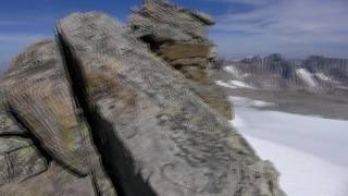 Views of glaciers and beyond from the summit of Wyoming's Fremont Peak