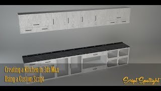 Creating a Kitchen in 3ds Max with a Custom Script