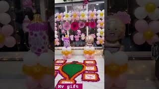 Baby Girl Born Decoration/beautiful little doll born and one beautiful decore for her #decore