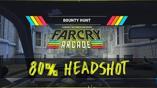 Far Cry Arcade Single Player Rampage (80% Headshot) | Best Far Cry 5 Arcade Bounty Hunt Map Gameplay