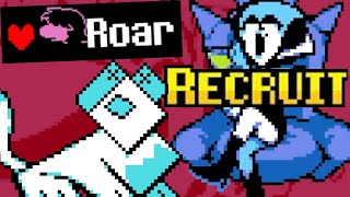 Do Bosses Get TIRED and Recruitable if You Use a Roar? [Deltarune chapter 2]