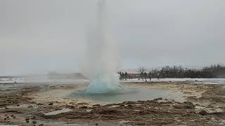 Strokkur, at Geysir in Iceland.