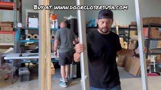 How To Install An International Door Closer Brand Concealed Closer | Full Tutorial