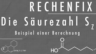 Rechenfix: Berechnung der Säurezahl von Sonnenblumenöl