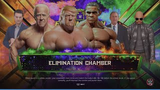 The Presidents And Friends Play WWE 2K23 In A Elimination Chamber Match! #gamer #wwe #wwe2k23