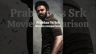 Prabhas Vs Srk Movies Comparison😀 #shorts #viral #indiancinema