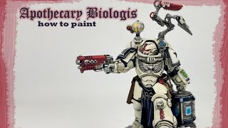 Painting the Apothecary Biologis from the Leviathan box for my Black Templars!