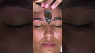 Shaping Eyebrows using Henna