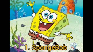 My top 5 favorite SpongeBob characters