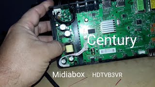 Receptor midiabox HDTV b3VR fonte queimada como resolver