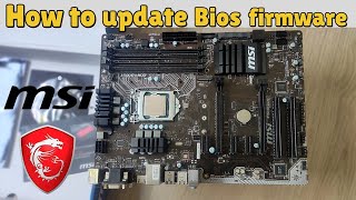 How to update/flash MSI Bios (Z170A PC MATE) firmware