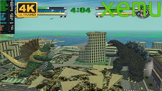 Godzilla Destroy All Monsters Melee - ( XEMU 4K 60FPS ) + Configuration | Xbox Classic Game (2024)