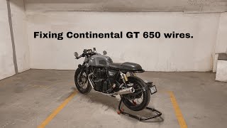 Fixing Continental GT 650 wires