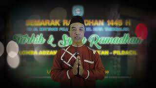 Tarhib dan Syiar Ramadhan Bersama kelas 2E Kategori Lomba  PILDACIL