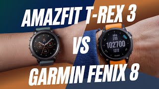 Amazfit T-Rex 3 vs Garmin Fenix 8 – Is the T-Rex 3 a Garmin Fenix 8 Killer?