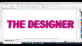 3D Text design in Corel Draw | Corel Draw Tutorial in Urdu / Hindi