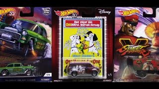 DRAG STRIP DEMONS & CAPCOM STREET FIGHTER & DISNEY BY HOT WHEELS