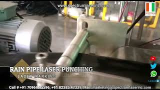 Rain pipe laser punching Machine I #RainPipeLaserPunchingMachine I CO2 Laser Punching Machine