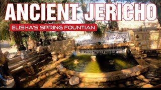 ELISHA SPRING FOUNTAIN-HOLY LAND/ANCIENT CITY JERICHO#thewallofJericho#Elishaspringwater.