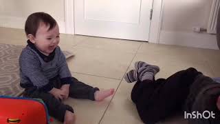 toddler`s giggle