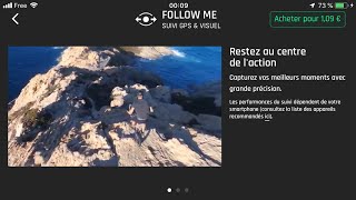 FOLLOW ME DRONE BEBOP PRESQUE GRATUITE !