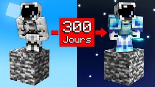 J'ai survécu 300 jours sur un cube de Bedrock...