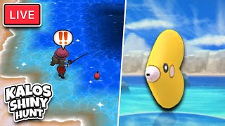 I’m Shiny Hunting a Pokémon in Every Region *LIVE* | Pokémon X and Y Chain Fishing